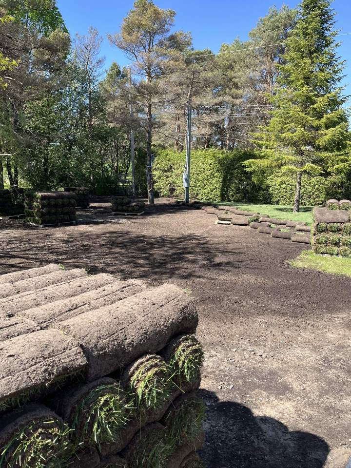 Pose de tourbe Victoriaville