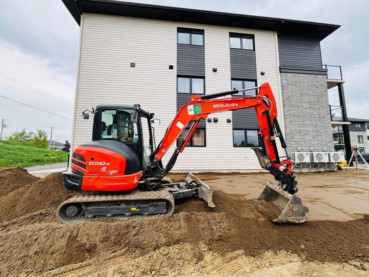 Travaux de mini excavation Victoriaville